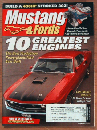 MUSTANG & FORDS 2003 DEC - TEN HOTTEST FORD ENGINES